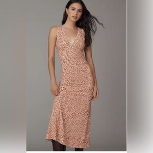 Reformation NWT Brayden Knit Midi Dress in Mulberry size Medium